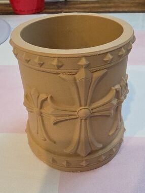 Chrome Hearts Tan Decorative Cross Pen Holder